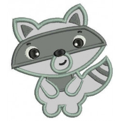 Stickmuster - Waschbär